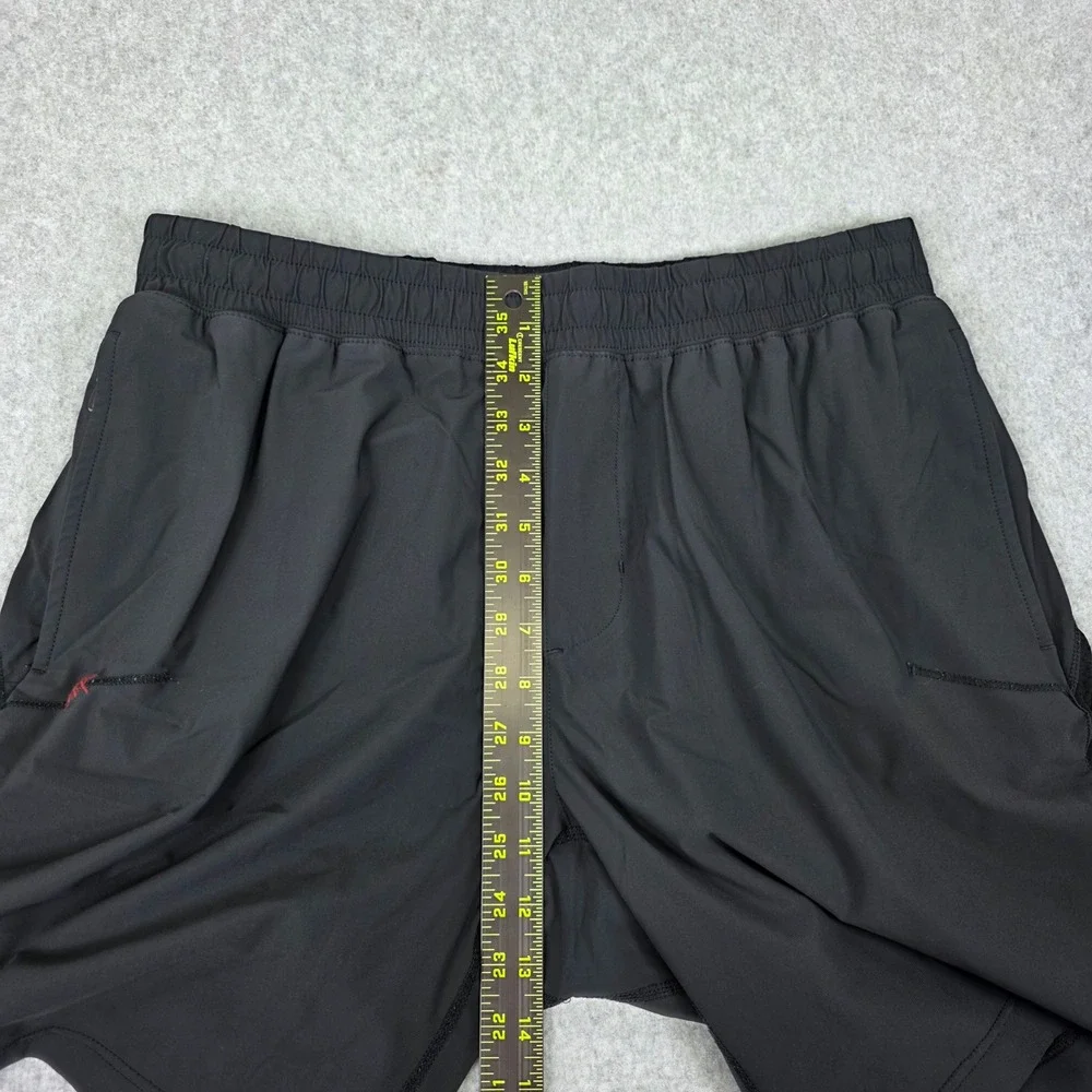 Rhone‎ Mako Mens 32 x 9' Lined Shorts Black Training Gym Athletic Workout 2-in-1